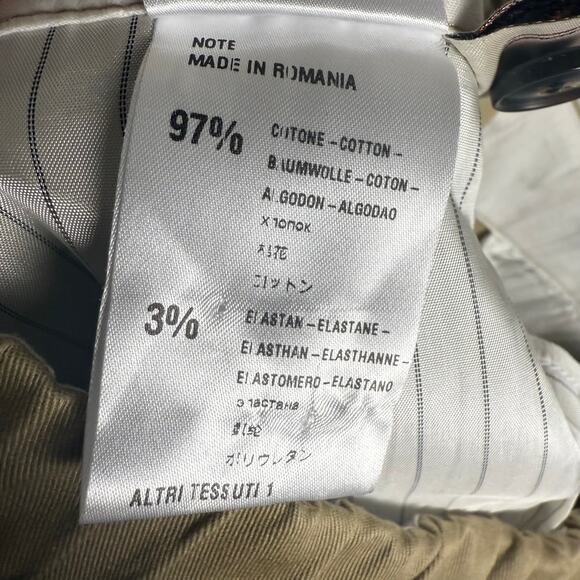 TELA Camel Gabardine Wide Leg High Rise Trousers Drawstring Waistband XS - Picture 15 of 15